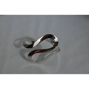 Handcrafted Sterling Silver Open Cuff Bracelet